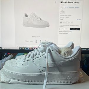 Brand New Nike Air Force 1s with original box